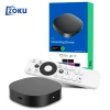 The Q2plus foreign trade network TV box with no buffer and WiFi6 high-definition smooth TV box supports Bluetooth voice Item Picture